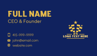 Race Flag Trophy Business Card Design