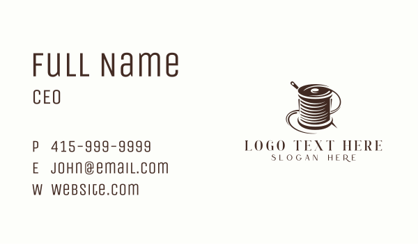 Needle Thread Tailoring Business Card Design Image Preview