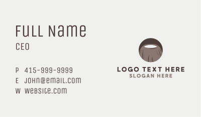Brown Coconut Business Card Image Preview
