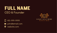 Luxury Shield Crest Business Card Image Preview