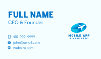 Airplane Travel Transportation Business Card Image Preview
