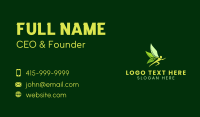 Wellness Leaf Wing Business Card Preview