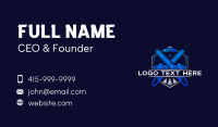 Chainsaw Carpentry Woodworking Business Card Image Preview