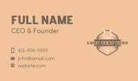 Horseshoe Western Star Business Card Preview