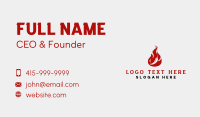 Flame Hot Chili Business Card Image Preview