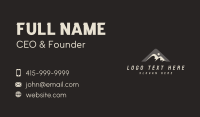 Outdoor Mountain Adventure  Business Card Image Preview
