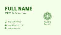 Botanical Eco Leaf Business Card Image Preview