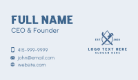 Pipe Wrench Plumber Business Card Design