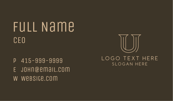 Law Firm Paralegal  Business Card Design Image Preview