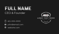 Vehicle Detailing Transportation Business Card Design