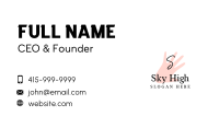 Stylish Spa Stylist Business Card Image Preview
