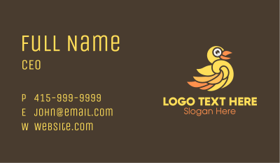 Yellow Duck Business Card