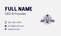 Barber Razors Haircut Business Card Preview