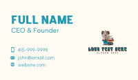 Pet Samurai Ninja Business Card Preview