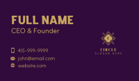 Elegant Ornamental Lettermark Business Card Image Preview