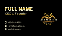 Premium Hammer Renovation Business Card Design