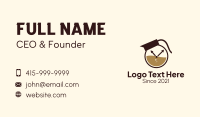 Coffee Brew Time Business Card Design