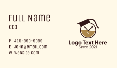 Coffee Brew Time Business Card Image Preview
