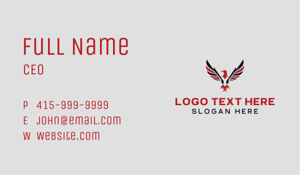 Eagle Animal Letter Y Business Card Design Image Preview