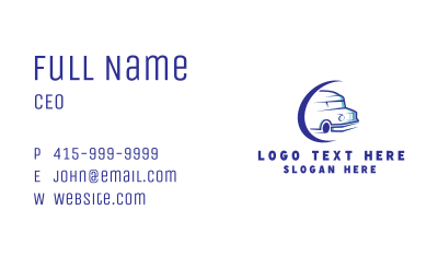 Express Truck Forwarding Business Card Image Preview