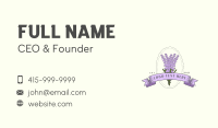 Lavender Flower Garden Business Card Design