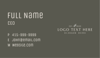 Classic Elegant Business Wordmark Business Card Image Preview