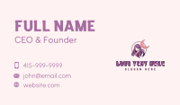 Cosplayer Lunar Girl Business Card Design