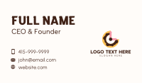 Clock Doughnut  Business Card Preview