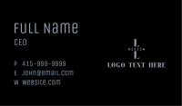 Elegant Lifestyle Letter Business Card Image Preview