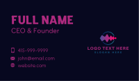 Artificial Intelligence Wave Business Card Image Preview