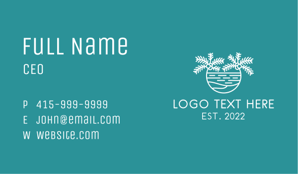 Beach Resort Seaside  Business Card Design Image Preview