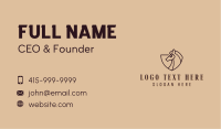 Luxury Horse Shield Business Card Image Preview