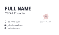 Feminine Natural Beauty Business Card Image Preview