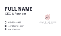 Feminine Natural Beauty Business Card Preview