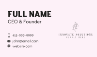 Floral Garden Spa Business Card Design