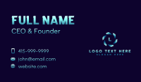 Water Vortex Whirlpool Business Card Preview