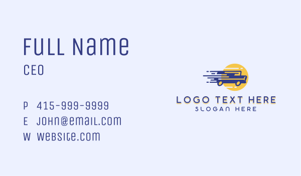 Fast Car Business Card Design Image Preview