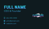 Mural Graffiti Wordmark  Business Card Image Preview