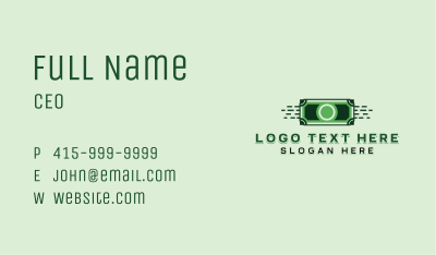 Currency Money Cash Business Card Image Preview