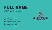 Tough Wolf Shield Business Card Preview
