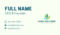Electric Leaf Bolt Business Card Image Preview