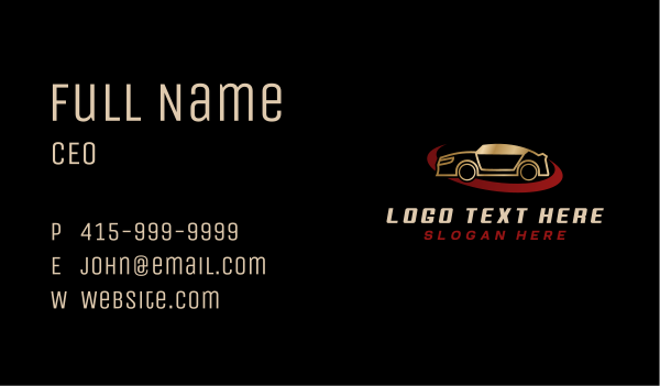 Car Vehicle Garage Business Card Design Image Preview