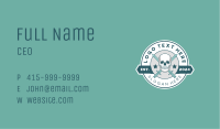 Skull Sword Weapon Business Card Image Preview