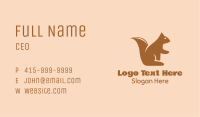 Brown Squirrel  Business Card Image Preview