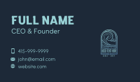 Beach Resort Waves Business Card Preview