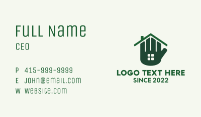 Green Hand House Realty  Business Card Image Preview