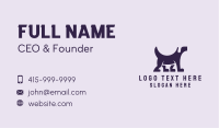 Pet Grooming Dog  Business Card Design