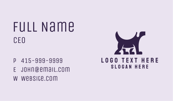 Pet Grooming Dog  Business Card Design Image Preview