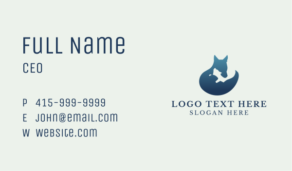 Dog Puppy Animal  Business Card Design Image Preview