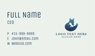 Dog Puppy Animal  Business Card Image Preview
